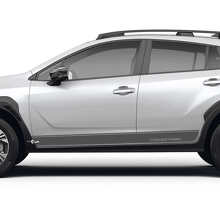 Strisce adesive in vinile per pannelli sottoporta diritti per Subaru Crosstrek_3