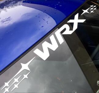 Subaru WRX Impreza Parabrezza Banner Vinile Adesivo Decal Grafico Rally logo STI
