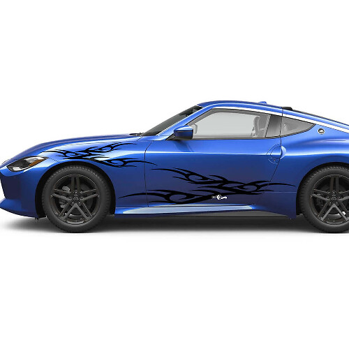 Adesivo Decorativo Astratto Tribale Laterale per Nissan Z