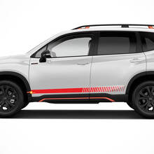 Kit Adesivi in Vinile Strisce Laterali Racing per Subaru Forester_3