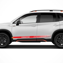 2X Suba FORESTER gonna laterale strisce vinile corpo decalcomania grafica emblema logo 3