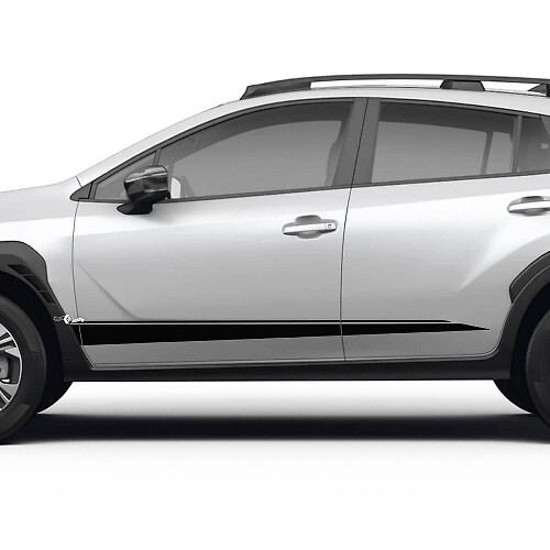 Kit di Adesivi in Vinile a Strisce Laterali Doppie per Subaru Crosstrek