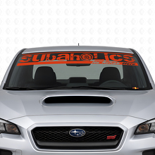 Adesivo in Vinile per Banner Parabrezza Subaholics per Auto Suba_4