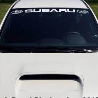 Subaru Parabrezza Adesivo Striscione Decal Vinile Rally Finestra Grafica WRX STI