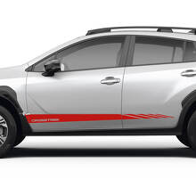 Kit Adesivi in Vinile a Strisce Laterali Stile Racing per Subaru Crosstrek_2