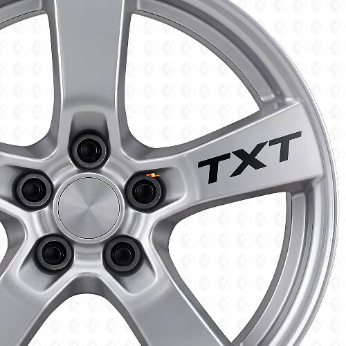 Set di Adesivi in Vinile con Scritta Personalizzata per Cerchi per Subaru WRX