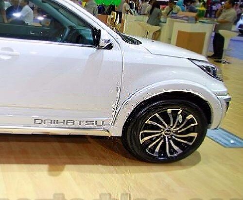 Adesivi in vinile con scritta del marchio per fiancata porta Coppia per Daihatsu