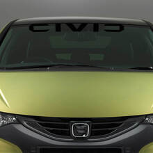 Adesivo in Vinile con Scritta Civic per Parabrezza Honda Civic_2