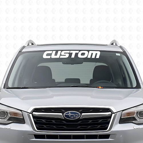 Adesivo in Vinile con Lettere Personalizzate per Parabrezza per Subaru Forester