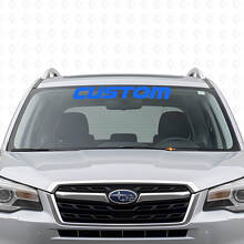 Adesivo in Vinile con Lettere Personalizzate per Parabrezza per Subaru Forester_2