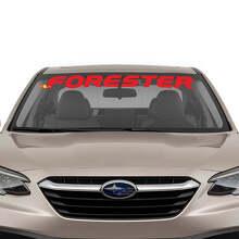 Adesivo in Vinile con Scritta del Marchio per Parabrezza Subaru Forester_3
