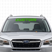 Adesivo in Vinile con Lettere Personalizzate per Parabrezza per Subaru Forester_4