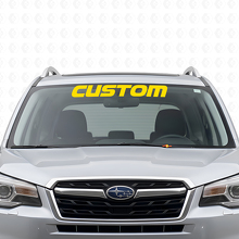 Adesivo in Vinile con Lettere Personalizzate per Parabrezza per Subaru Forester_5