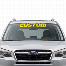 Adesivo Vinilico Personalizzato per Parabrezza per Subaru Forester_5