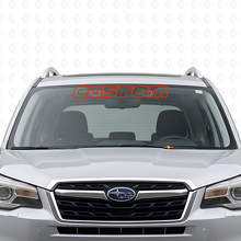 Adesivo in Vinile Personalizzato con Contorno per Parabrezza per Subaru Forester_4