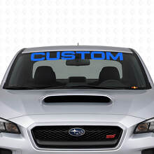 Adesivo in Vinile Personalizzato per Striscia Parabrezza per Subaru Impreza_2