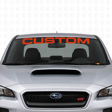 Adesivo in Vinile Personalizzato per Striscia Parabrezza per Subaru Impreza_4