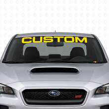 Adesivo in Vinile Personalizzato per Striscia Parabrezza per Subaru Impreza_5