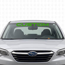 Adesivo in Vinile con Scritta Personalizzata per Parabrezza per Subaru Legacy_3