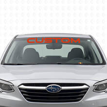 Adesivo in Vinile con Scritta Personalizzata per Parabrezza per Subaru Legacy_4
