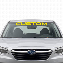 Adesivo in Vinile con Scritta Personalizzata per Parabrezza per Subaru Legacy_5