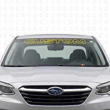 Adesivo in Vinile Personalizzato con Contorno per Parabrezza per Subaru Legacy_5