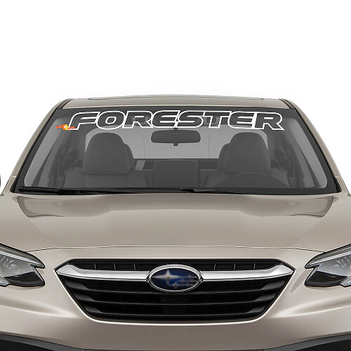 Adesivo in Vinile a Striscia Contorno Parabrezza per Subaru Forester