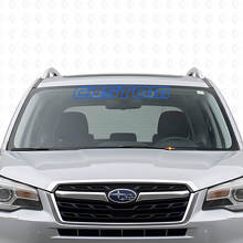 Adesivo in Vinile con Contorno Personalizzato per Parabrezza per Subaru Forester_2