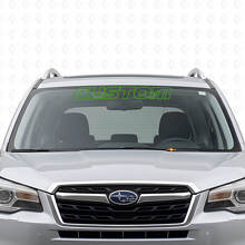 Adesivo in Vinile con Contorno Personalizzato per Parabrezza per Subaru Forester_3