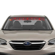 Adesivo in Vinile a Striscia Contorno Parabrezza per Subaru Forester_3