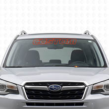Adesivo in Vinile con Contorno Personalizzato per Parabrezza per Subaru Forester_4
