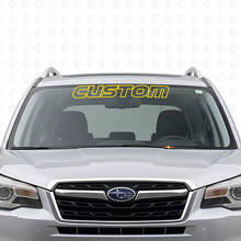 Adesivo in Vinile con Contorno Personalizzato per Parabrezza per Subaru Forester_5