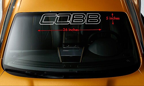 Adesivo in Vinile COBB Outline per Parabrezza Auto