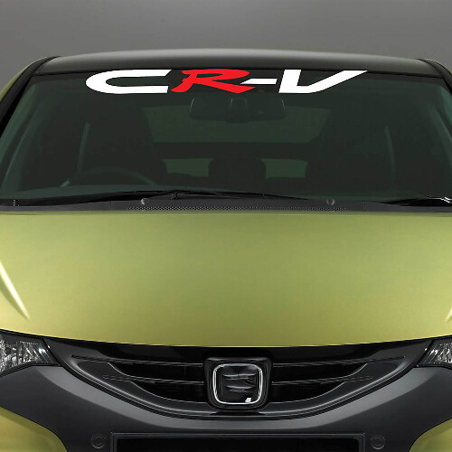Adesivo in vinile per parabrezza con logo CR-V per Honda CR-V