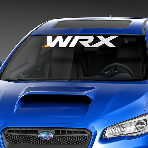 Rally decalcomania adesivo parabrezza JDM Turbo Suba WRX
