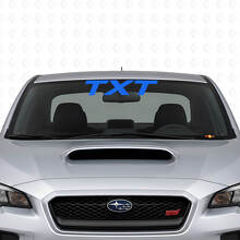 Adesivo in vinile con scritta personalizzata per parabrezza per Subaru WRX_2