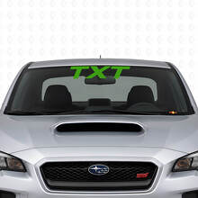 Adesivo in vinile con scritta personalizzata per parabrezza per Subaru WRX_3