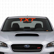 Adesivo in vinile con scritta personalizzata per parabrezza per Subaru WRX_4