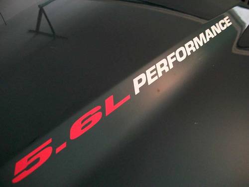 5.6L PRESTAZIONI (coppia) Decalcomanie per cofano SI ADATTA a Nissan Titan Endurance Pro-4x e altri