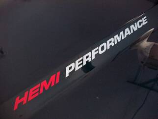 HEMI PERFORMANCE Decalcomania cofano Dodge Ram 1500 Truck Decalcomanie cofano emblema 2015 5.7L V8 Hemi V8 1500 2500 2013 2012 2011 2010 - 2020