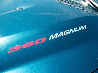 360 MAGNUM - DECALS Adesivo Cofano Parafango Portellone emblema stile logo Dodge Ram
