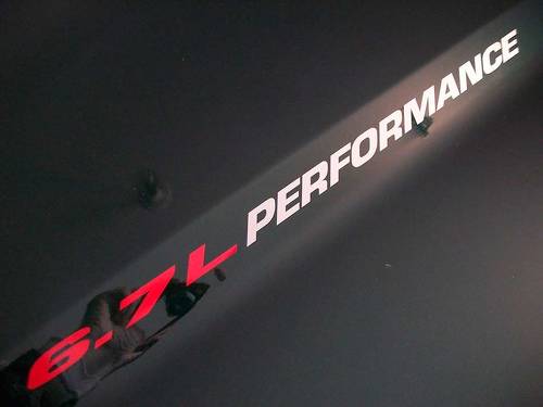 6.7L PERFORMANCE Decalcomanie cofano Ford F250 F350 Powerstroke Turbo Diesel 2011 2012