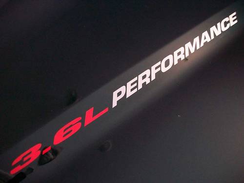 3.6L PRESTAZIONI Decalcomanie cofano motore Dodge Ram Truck V6 2013 Chevy Camaro