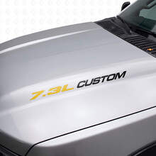 Nuovo adesivo stile emblema POWERSTROKE da 7,3 litri Musclecar F250 F350 Turbo Diesel
_10