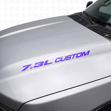 Nuovo adesivo stile emblema POWERSTROKE da 7,3 litri Musclecar F250 F350 Turbo Diesel
_2