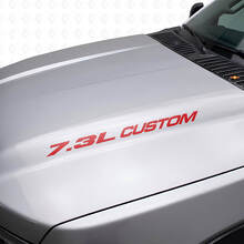 Nuovo adesivo stile emblema POWERSTROKE da 7,3 litri Musclecar F250 F350 Turbo Diesel
_4