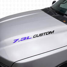 Nuovo adesivo stile emblema POWERSTROKE da 7,3 litri Musclecar F250 F350 Turbo Diesel
_7