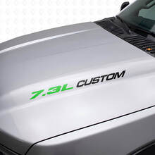 Nuovo adesivo stile emblema POWERSTROKE da 7,3 litri Musclecar F250 F350 Turbo Diesel
_8