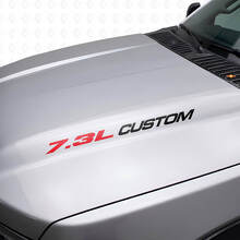 Nuovo adesivo stile emblema POWERSTROKE da 7,3 litri Musclecar F250 F350 Turbo Diesel
_9