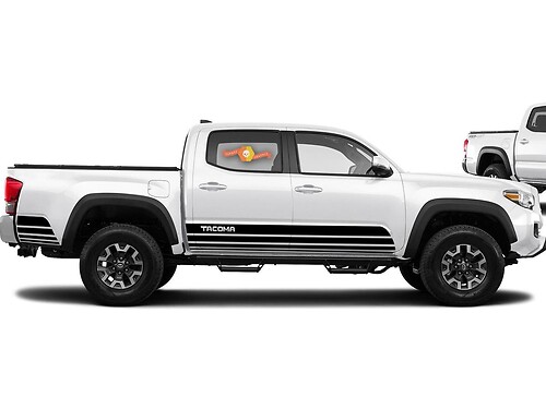 Strisce Accento Adesivo in Vinile per Porta Letto per Toyota Tacoma 2016